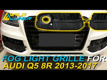 Front Fog Light Covers / Bezels Pair For Audi Q5 8R 2013-2017 Standard Bumper
