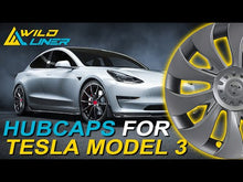 4PCS 18'' Gray Wheel Cover Hubcaps Hub Cap for Tesla Model 3 2017-2023 te20
