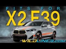 For 2018-2023 BMW X2 F39 Black Diamond Front Kidney Grille Grill fg246