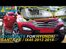 LED DRL Daytime Running Light Fog Lamps For Hyundai IX45 Santa Fe 2013-2014