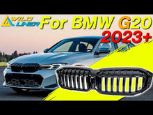 Gloss Black Front Kidney Grille for 2023-2025 BMW 3-Series G20 330i M340i