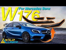 Front Bumper Lip Splitter Side Kits for Mercedes A-Class W176 A200 A250 A45 AMG 2016 2017 2018 pz70