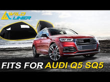 Gloss Black Mirror Cover Caps For Audi Q5 SQ5 B9 2018-2024