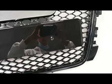 RS3 Style Front Grille for Audi A3 8P 2009-2013 – Gloss Black Honeycomb