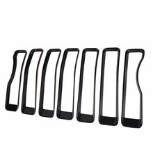 Front Grille Inserts Cover Grill Guard Trim for Jeep Wrangler JL 2018-2020