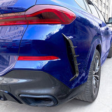 Black Rear Bumper Side Air Vents for BMW X6 G06 M Sport 2019-2023