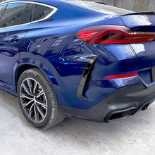 Black Rear Bumper Side Air Vents for BMW X6 G06 M Sport 2019-2023