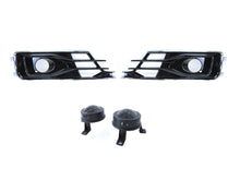 L+R Fog Light Grille Covers Bezels w/ ACC For Audi A6 C7.5 2016-2018 Non S-Line
