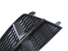 Pair Left+Right Fog Light Grille Covers For Audi A6 S-Line S6 2016-2018