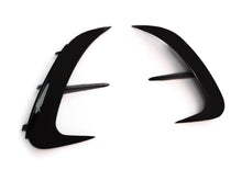 Black Rear Bumper Side Vent Canards for Mercedes W206 C200 C300 C43 Sedan AMG 2022-2024