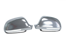 Matte Chrome Mirror Cover Caps For Audi A3 A4 B8 S4 A5 S5 8T B8 Q3 W/ Lane Assist mc71