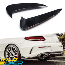 Rear Bumper Splitter Side Air Vent Fins for Mercedes Benz W205 Coupe C205 AMG pz15