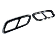 WildLiner Gloss Black Rear Exhaust Pipe Cover Trim For Mercedes Benz C Class W206 2022-2023