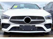 Black Front Bunper Splitter Canard Fins for Mercedes CLA C118 CLA200 CLA250 AMG 2020-2024