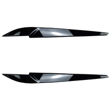 Headlight Eyelid Cover Trim Eyebrow For BMW X5 X6 F15 F16 2014-2018