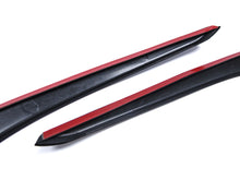Black Front Bunper Splitter Canard Fins for Mercedes CLA C118 CLA200 CLA250 AMG 2020-2024