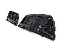 Pair Fog Light Grille Covers Left+Right Audi A4 B9 Non-S-Line 2017-2019