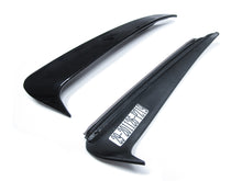 Gloss Black Rear Canards Side Air Vent Trims For 2015-2018 Mercedes Benz W205 Sedan with AMG Pack pz19