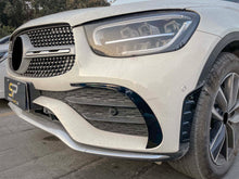 Front Bumper Air Vent Trim Gloss Black Fit 2016-22 Mercedes GLC300 GLC43 AMG