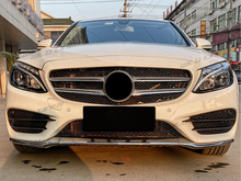 Front Bumper Fog Light Grille Cover Trim For Mercedes W205 C300 C43 AMG Pack 2015-2018 pz28