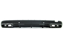 Rear Bumper Diffuser w/ Exhaust Tips For Mercedes W205 S205 C300 C43 AMG Sedan 2015-2021