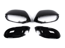 Gloss Black Mirror Caps Set for Audi A7 S7 RS7 C7 with Lane Assist