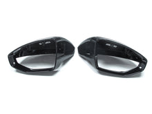 Black Mirror Caps Cover Audi A6 C8 S6 RS6 A7 S7 w/ Lane Assist 2019-2024