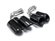 For 2018-2022 Porsche Cayenne Gas Black Sport Exhaust Tips Muffler Tailpipe et132