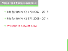 Gloss Black Painted Side Mirror Cover Caps For BMW X5 X6 E70 E71 2007-2013 mc105