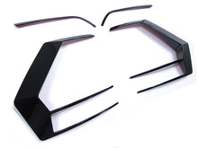 Glossy Black Rear Bumper Tail Light Cover Trims For VW Golf 7 Mk7 GTI 2014-2020