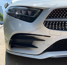 Front Bumper Canards Air Vent Trim Glossy Black for Mercedes Benz CLS C257 18-21