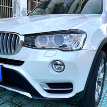 Headlight Eyelid Cover Trim Eyebrow for BMW X3 F25 X4 F26 2014-2017
