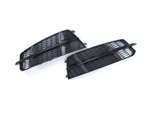 Pair Left+Right Fog Light Grille Covers For Audi A6 S-Line S6 2016-2018
