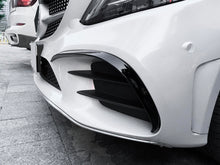 Front Bumper Canards Air Vent Trim for Mercedes W205 S205 C205 AMG-Line 2019-2021 pz53