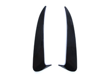 Gloss Black Rear Canards Side Air Vent Trims For 2015-2018 Mercedes Benz W205 Sedan with AMG Pack pz19