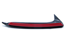 Gloss Black Rear Canards Side Air Vent Trims For 2015-2018 Mercedes Benz W205 Sedan with AMG Pack pz19