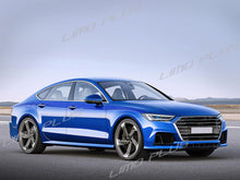 Matte Chrome Mirror Cover Caps for 2019-2023 Audi A6 C8 S6 S7 A7 No Assist mc70
