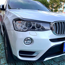 Headlight Eyelid Cover Trim Eyebrow for BMW X3 F25 X4 F26 2014-2017