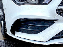 Black Front Bunper Splitter Canard Fins for Mercedes CLA C118 CLA200 CLA250 AMG 2020-2024