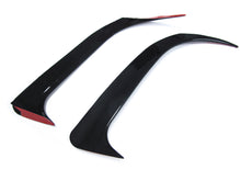 Glossy Black Rear Side Vents Canards for Mercedes-Benz CLA C117 AMG Bumper 2013-2019