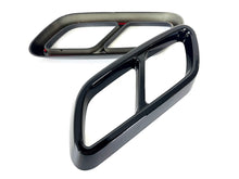 WildLiner Gloss Black Rear Exhaust Pipe Cover Trim For Mercedes Benz C Class W206 2022-2023