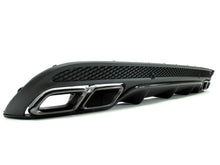 Rear Bumper Diffuser w/ Exhaust Tips For Mercedes W205 S205 C300 C43 AMG Sedan 2015-2021
