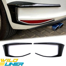 Gloss Black Rear Bumper Fog Light Covers for VW Golf MK7 2013-2016