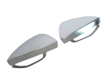 Matte Chrome Mirror Cover Caps for 2019-2023 Audi A6 C8 S6 S7 A7 No Assist mc70