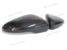 Replacement Real Carbon Fiber Side Mirror Cover Caps For VW Golf MK6 GTI R 2009–2013