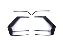 Glossy Black Rear Bumper Tail Light Cover Trims For VW Golf 7 Mk7 GTI 2014-2020