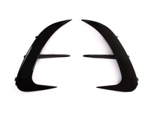 Black Rear Bumper Side Vent Canards for Mercedes W206 C200 C300 C43 Sedan AMG 2022-2024