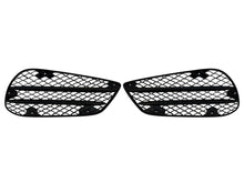 Black Fog Light Cover Grill For Mercedes W212 S212 AMG Pack 2013-2015 pz59