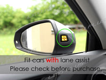 Matte Chrome Side Mirror Cover for Audi A6 S6 C7 RS6 W/ Lane Assist 2012-2018 mc15