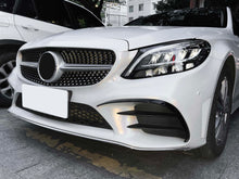 Front Bumper Canards Air Vent Trim for Mercedes W205 S205 C205 AMG-Line 2019-2021 pz53
